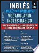1 – ABC - Inglés (Inglés Sin Barreras) Vocabulario Ingles Basico