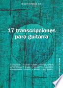 Libro 17 transcripciones para guitarra