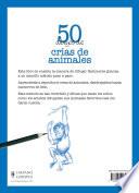 Libro 50 dibujos de crías de animales