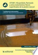 Libro Abujardado, flameado y otros tratamientos físicos superficiales de la piedra natural. IEXD0108