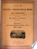 Anales del Instituto y observatorio de marina de San Fernando, publicados de orden de la superioridad por el director ...