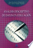 Libro Análisis descriptivo de datos en educación