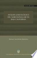 Libro Análisis lexicológico del narcolenguaje en Baja California