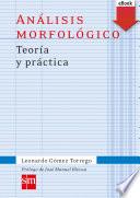 Libro Análisis morfológico Teoría y práctica