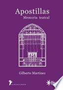 Libro Apostillas: memoria teatral