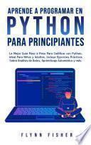 Libro Aprende a Programar en Python Para Principiantes