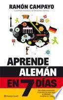 Libro Aprende alemán en 7 días