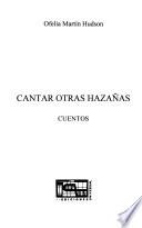 Libro Cantar otras hazañas