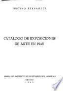 Catálogo de las exposiciones de arte en ...