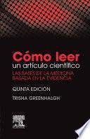 Libro Cómo leer un artículo científico