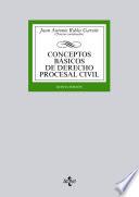 Libro Conceptos básicos de Derecho procesal civil