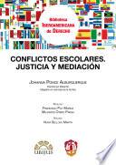 Libro Conflictos escolares