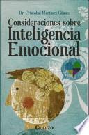 Libro Consideraciones Sobre Inteligencia Emocional (Considerations on Emotional Intelligence)