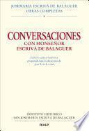 Libro Conversaciones con Mons. Escrivá de Balaguer