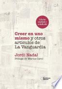 Libro Creer en uno mismo y otros artículos de La Vanguardia