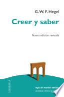 Libro Creer y saber