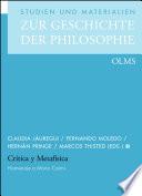 Libro Crítica y Metafísica