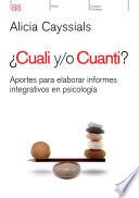 Libro ¿Cuali y/o cuanti?