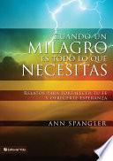 Libro Cuando un milagro es todo lo que necesitas
