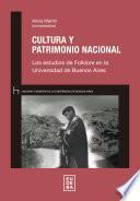 Libro Cultura y patrimonio nacional