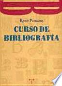 Libro Curso de bibliografía