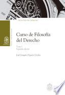 Libro Curso Filosofía del derecho Tomo I