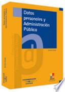 Libro Datos personales y administración pública