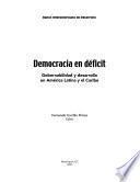 Libro Democracia en déficit