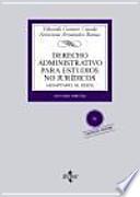 Libro Derecho administrativo para estudios no jurdicos / Administrative Law for legal studies