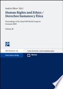 Libro Derechos Humanos Y Ética