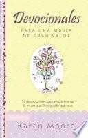 Libro Devocionales para una mujer de gran valor