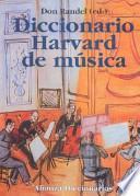 Libro Diccionario Harvard de música