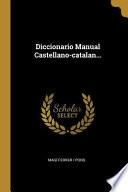 Libro Diccionario Manual Castellano-Catalan...