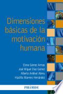 Libro Dimensiones básicas de la motivación humana