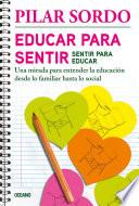 Libro Educar para sentir, sentir para educar