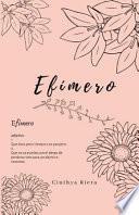 Libro Efímero