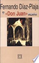 Libro El «Don Juan» español