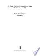 Libro El establecimiento del federalismo en México, 1821-1827