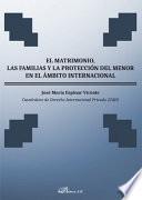 Libro El matrimonio, las familias y la protección del menor en el ámbito internacional.
