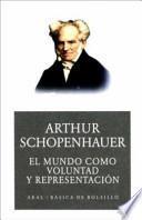 Libro El mundo como voluntad y representación