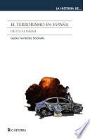 Libro El terrorismo en España