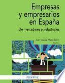 Libro Empresas y empresarios en España