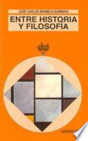 Libro Entre historia y filosofía