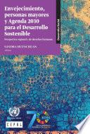 Libro Envejecimiento, personas mayores y Agenda 2030 para el Desarrollo Sostenible