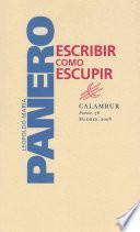 Libro Escribir como escupir