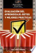 Libro Evaluación del aprendizaje: retos y mejores prácticas