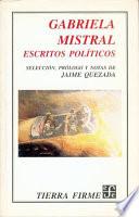Libro Gabriela Mistral, escritos políticos