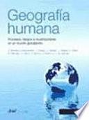 Libro Geografía humana