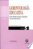 Libro Gerontología Educativa (eBook online)