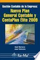 Libro Gestión contable de la empresa: Nuevo Plan General Contable y Contaplus Élite 2009